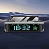 Solar/USB Car Dashboard Clock with Time/Date/Temperature Display Vehicle Electronic Clock for Car Truck Office Home and Outdoor Camping