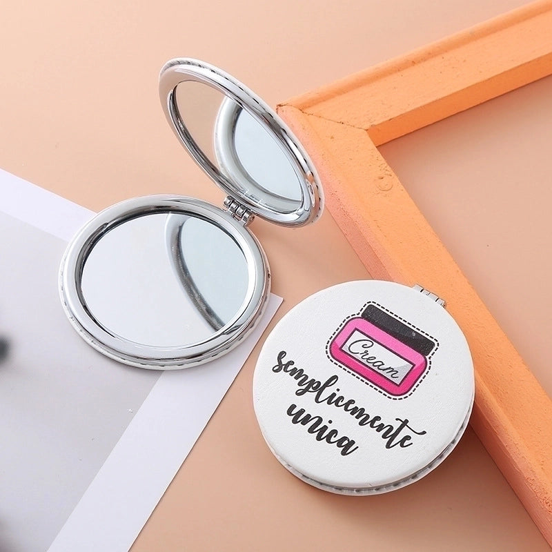 Lady Cartoon Glass Mirror 1 Piece