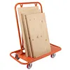 [US Local Warehouse] Heavy Duty Drywall Sheet Cart Panel Dolly Wooden Board Trolley Flatbed Handcart