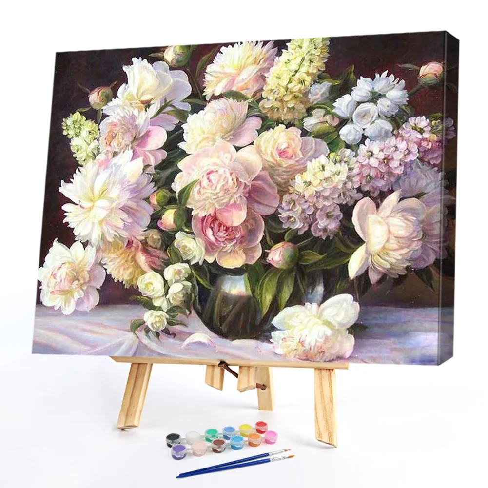 Flower Grass Vase - Paint By Numbers(50*40CM)