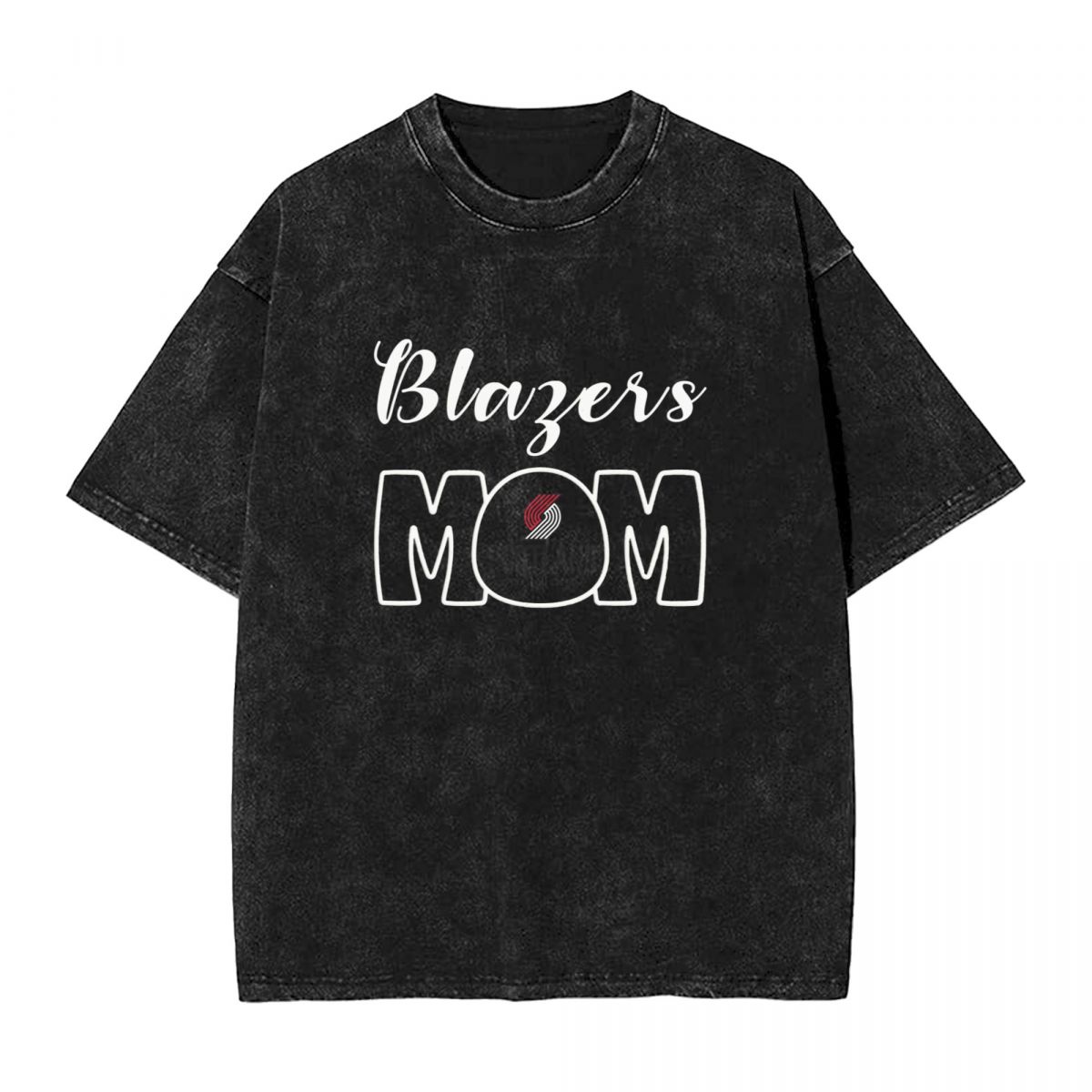 Portland Trail Blazers Mom Men's Vintage Oversized T-Shirts