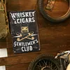Whisky - Panneaux en &eacute;tain m&eacute;tallique(20*30cm/30*40cm)