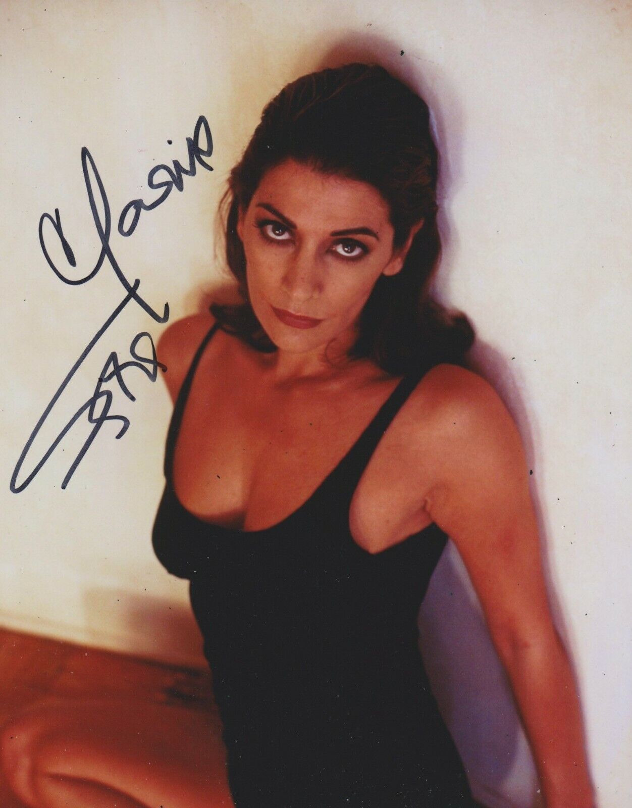 Marina Sirtis Signed 10x8 Photo Poster painting AFTAL