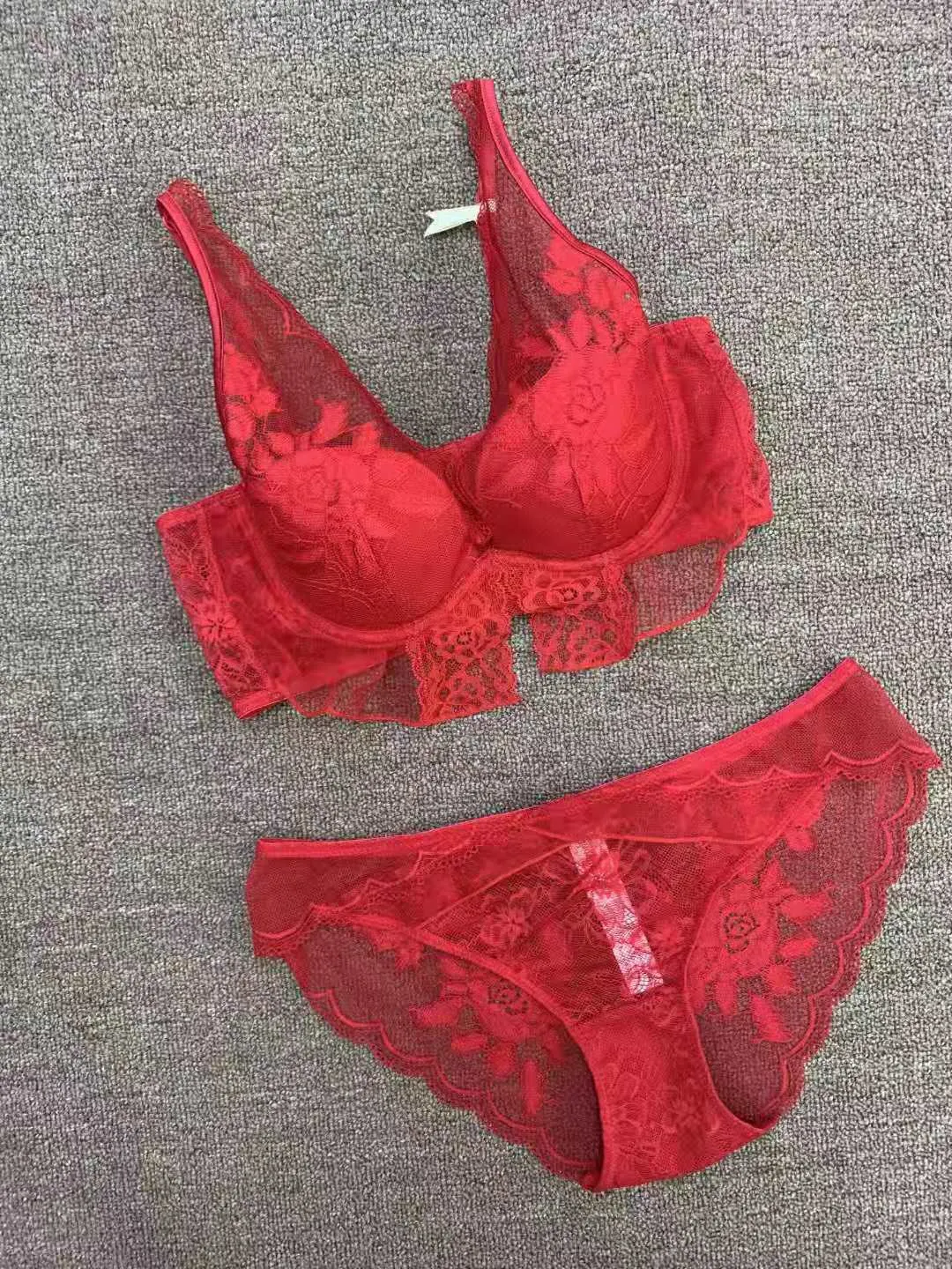 Billionm sexy push up adjustable lace underwear accept supernumerary breast bra thickening bra set high quality lingerie sets