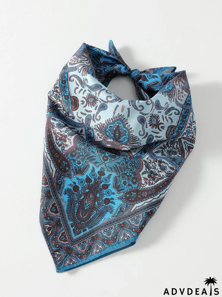 Paisley Print Kerchief