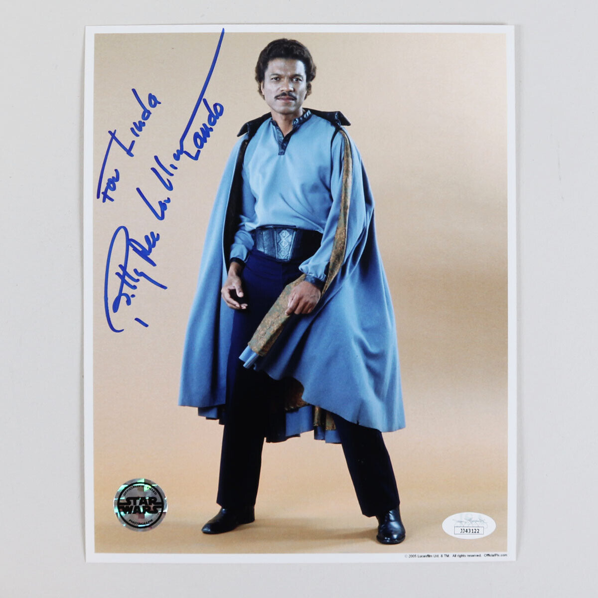 Billy Dee Williams Signed Photo Poster painting 8x10 Star Wars - COA JSA