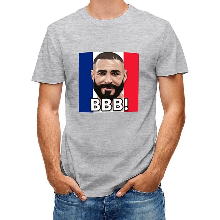 Big Boi Karim Benzema Inspired Short Sleeve T-Shirt