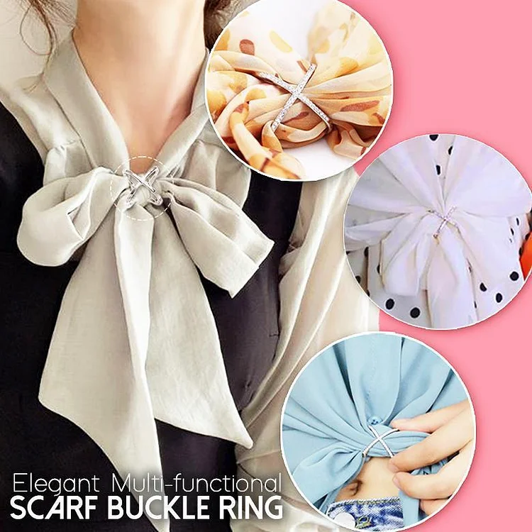 (Limited Time Promotion-50% OFF) Elegant Multi-functional Scarf Buckle Ring