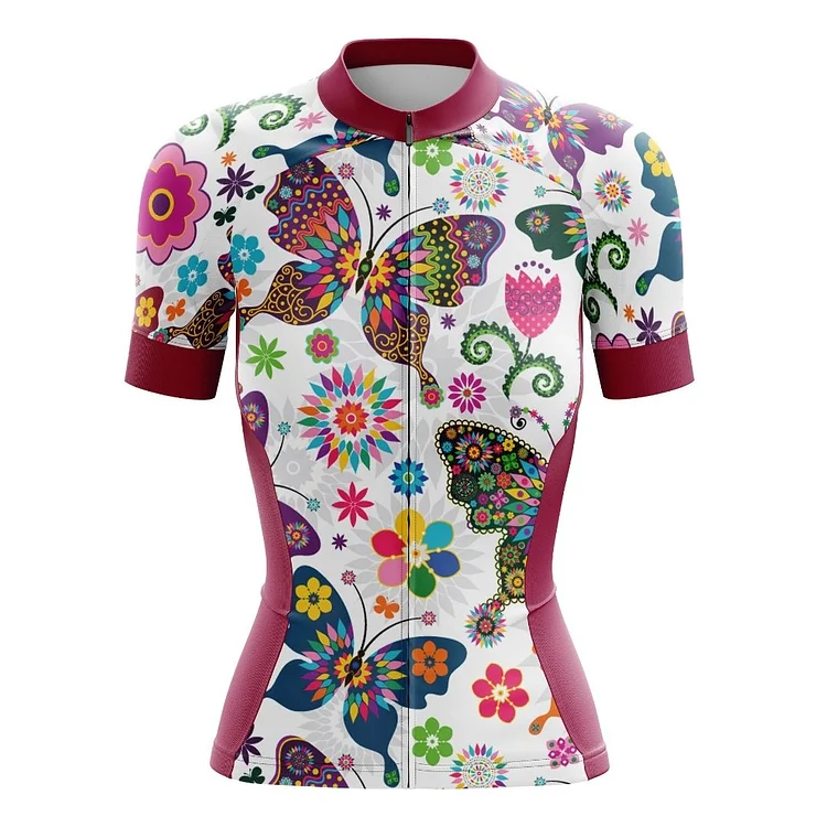 New! Butterfly Flutter | Women's Short Sleeve Cycling Jersey