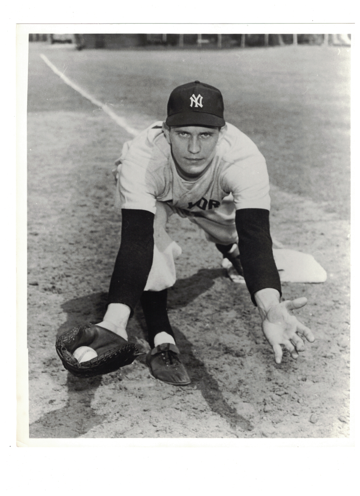 Don Bollweg New York Yankees 8x10 Baseball Photo Poster painting RH1