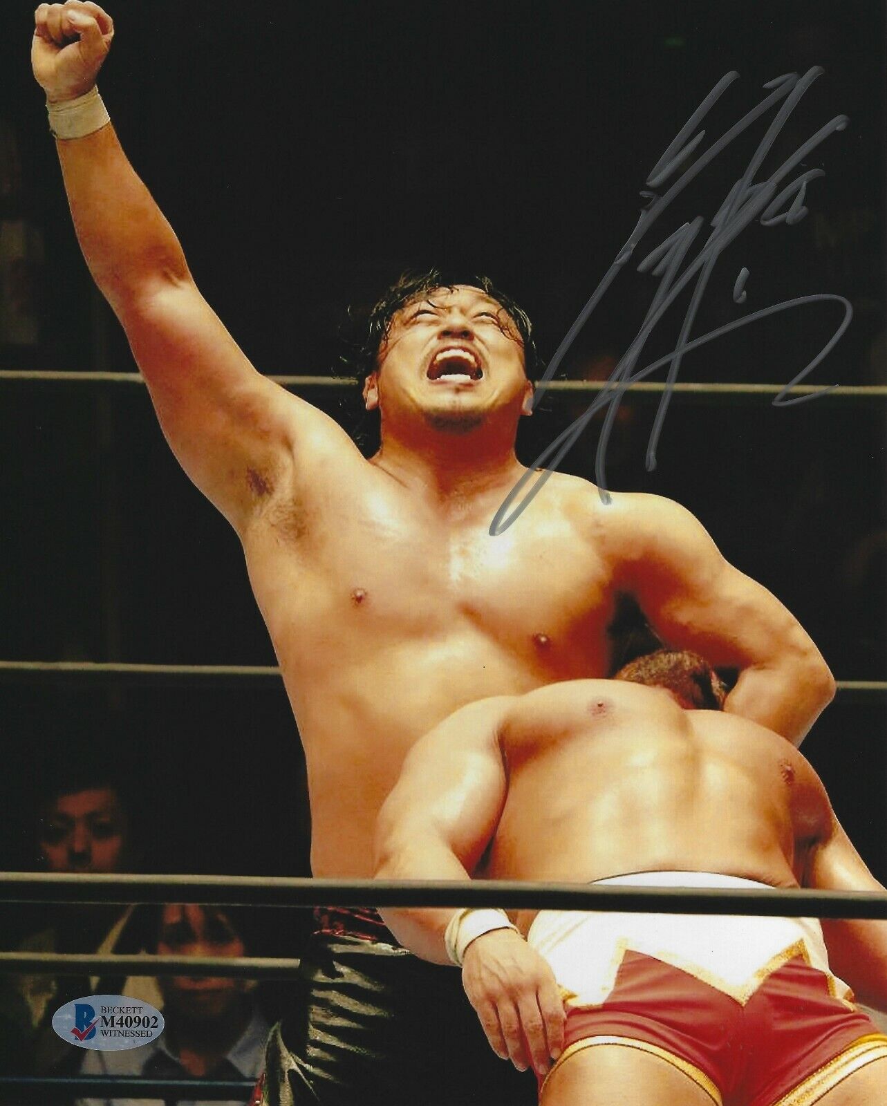 Hirooki Goto Signed 8x10 Photo Poster painting BAS Beckett COA New Japan Pro Wrestling Picture L