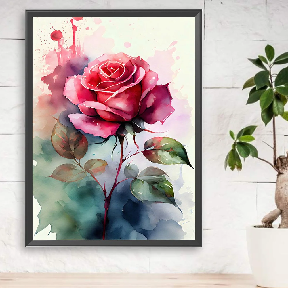 DIY Paint By Number 30*40cm - Rose