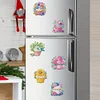 (US Local)6pcs Cake DIY Diamond Painting Fridge Magnets Craft Kit