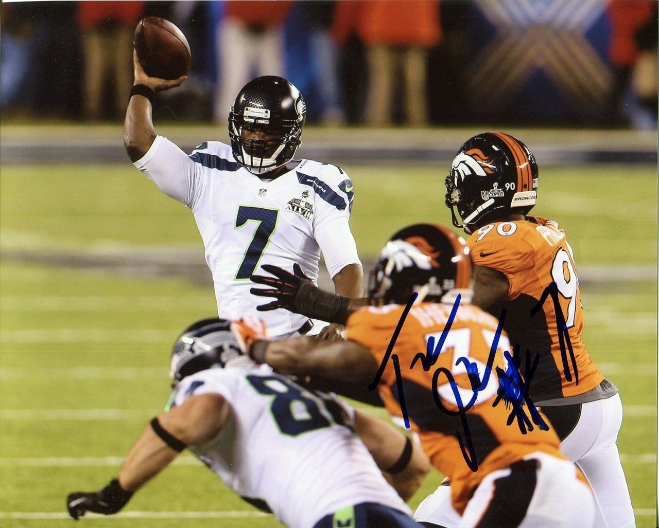 Tavaris Jackson Seattle Seahawks Autographed Signed 8x10 Photo Poster painting CFS Holo COA RIP