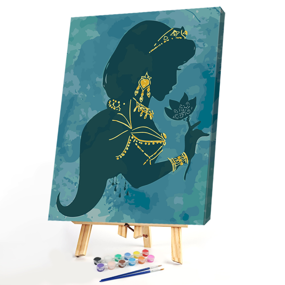 

40*50CM Paint By Numbers-Girl Sketch, 501 Original