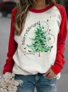 Merry & Bright Christmas Tree Sweatshirt