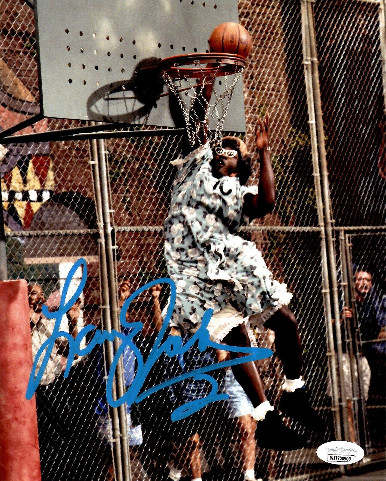 Larry Johnson autographed signed 8x10 Photo Poster painting NBA Charlotte Hornets JSA GRANDMAMA