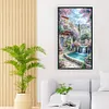 Paysage de cabine-perceuse ronde peinture au diamant-40 * 70cm (grande taille)