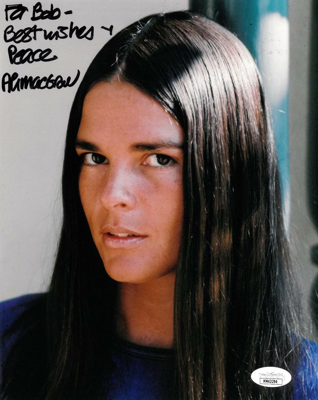 Ali MacGraw Signed Authentic Autographed 8x10 Photo Poster painting JSA #MM43294