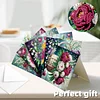 12Pcs Flower Bouquet DIY Diamond Painting Greeting Cards for Adult Holiday Gifts