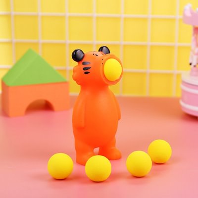 Cartoon Animal Squeeze Ball Popper Toy Kids Funny Toys Popper Tikotoy