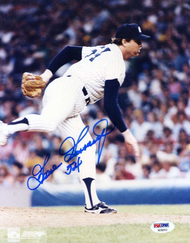 Goose Gossage Psa Dna Coa Hand Signed 8x10 Photo Poster painting Authentic Autograph