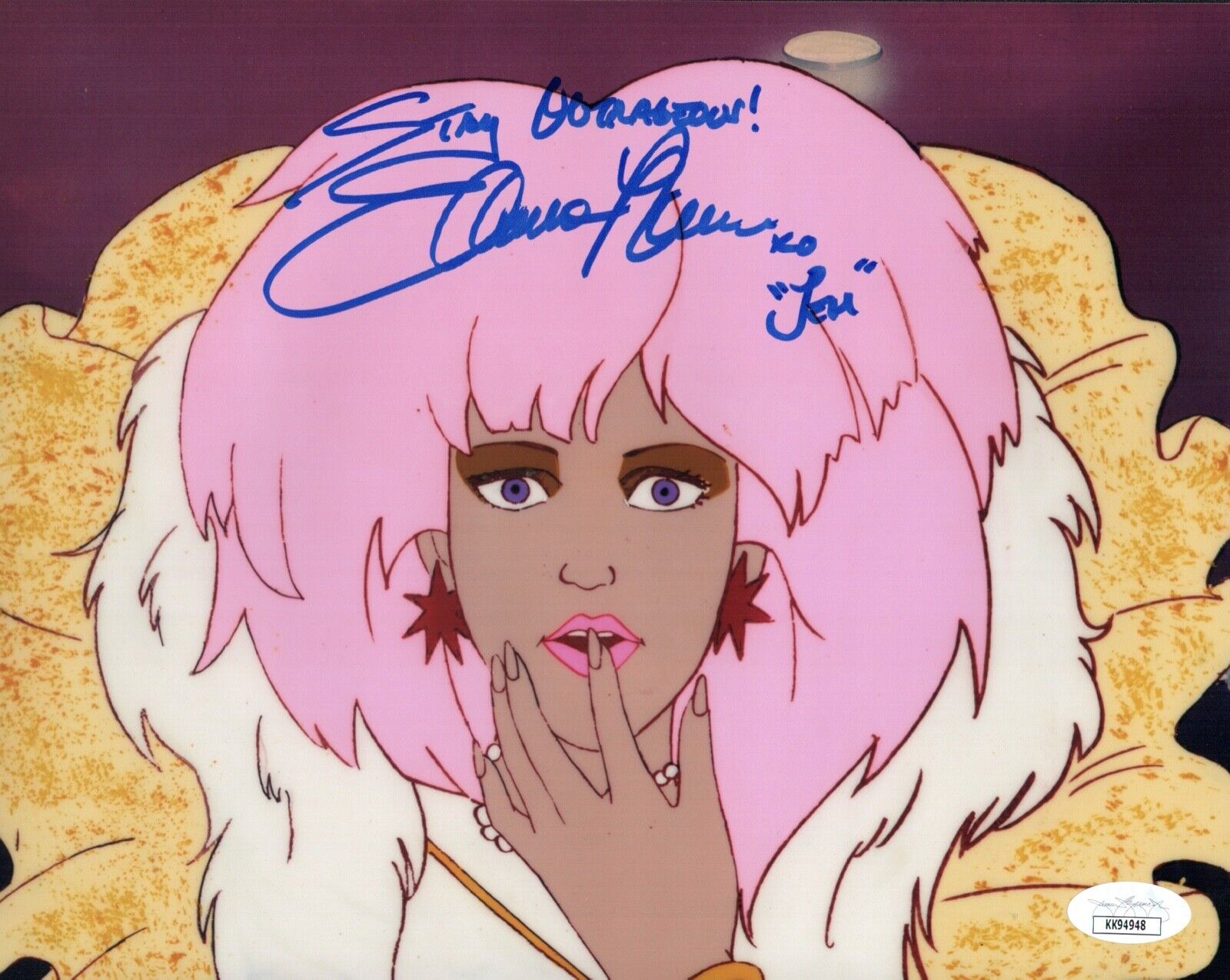 SAMANTHA NEWARK Signed JEM and the Holograms 8x10 Photo Poster painting Autograph JSA COA Cert