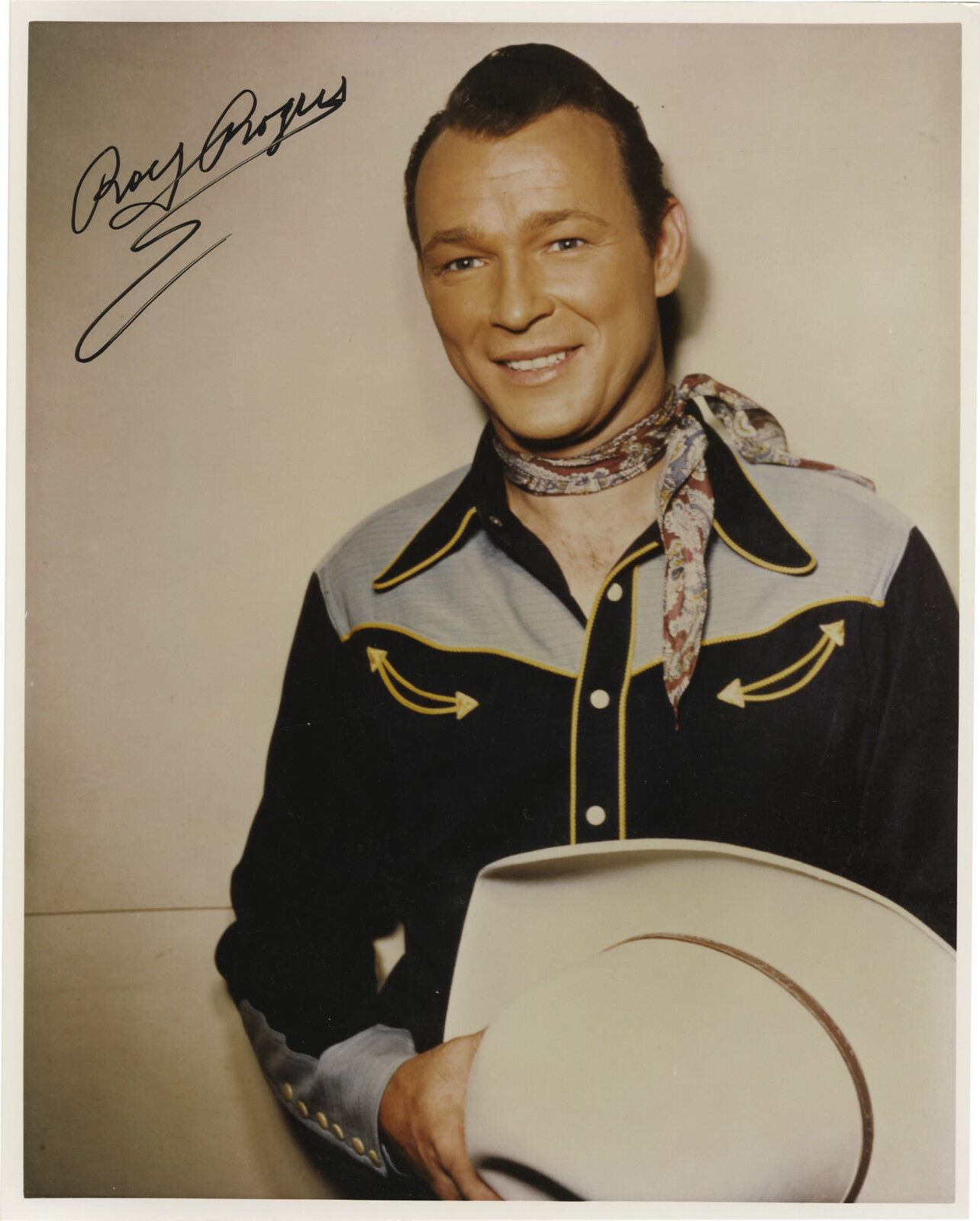 ROY ROGERS Signed Photo Poster paintinggraph - Film Actor - Preprint