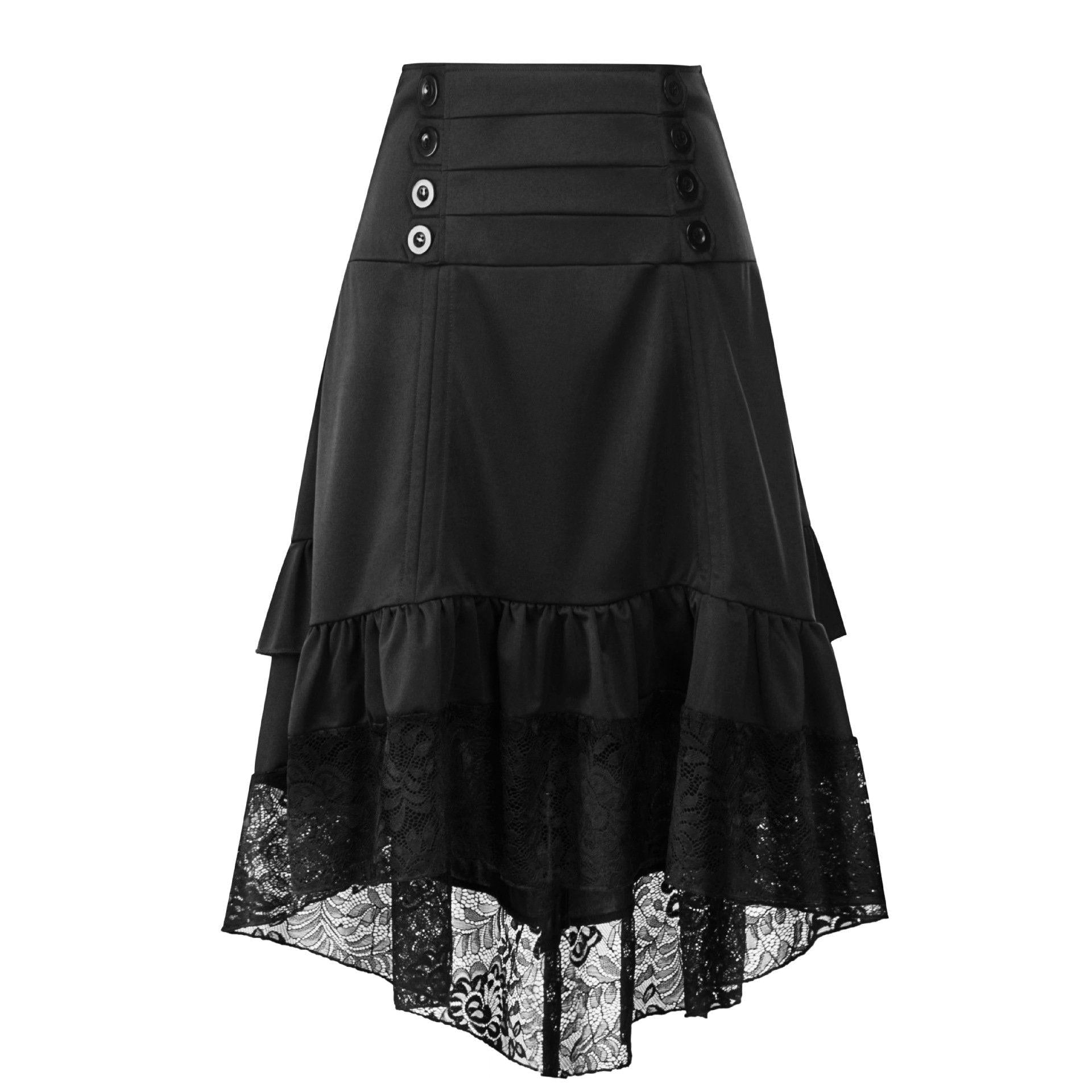 Irregular Lace Skirt - GothBB 2022 free shipping available