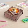 Diamond Painting Wooden Beautiful Girl 4 Slots Diamond Painting Storage Box for Adult Beginner
