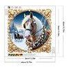 (40*40cm)Xmas Horse - Crystal Rhinestone Diamond Painting