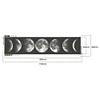 (US Only)Moon 5D DIY Full Drill Round Diamond Painting Kit for Home Wall Decor 115x30cm