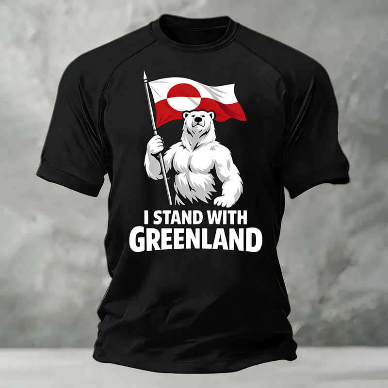 Always With Greenland - Printed Men's Casual T-shirt. artswardrobe