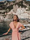 Empire Batwing Sleeves Maxi Dress