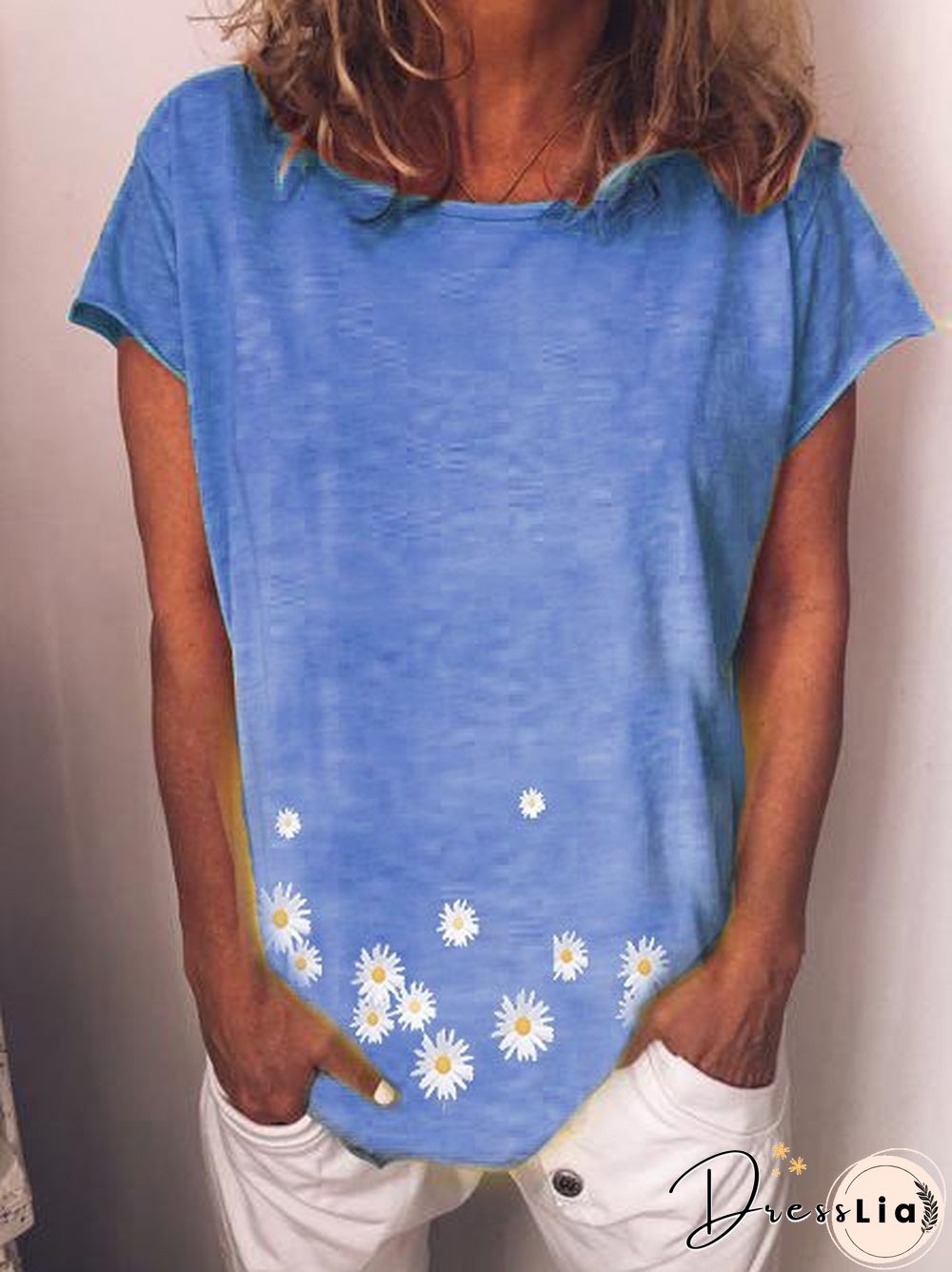 sunflower Casual O-Neck T-shirt