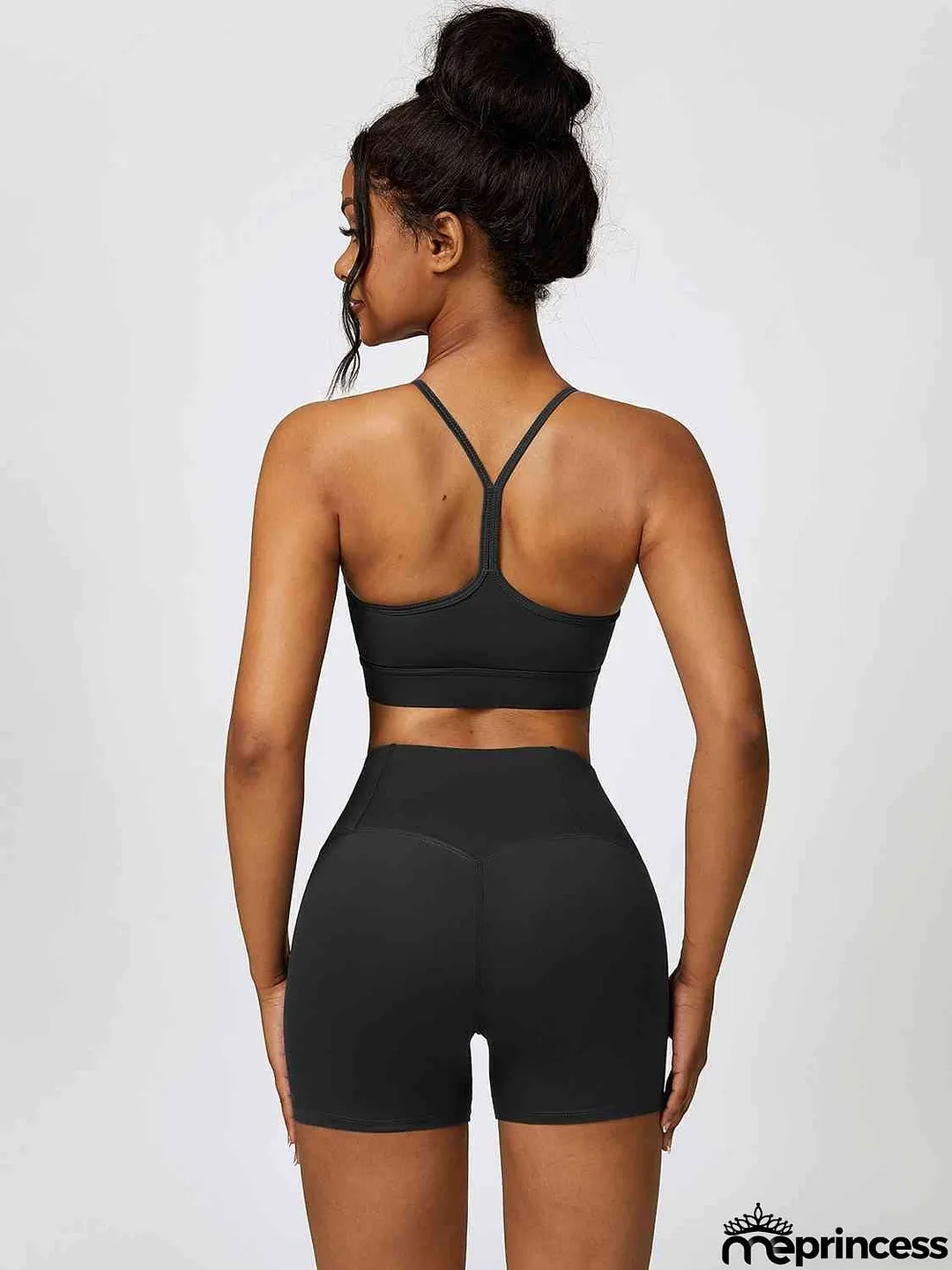 Sport Bra and Wide Waistband Shorts Set