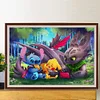 Pokemon - Runder Bohrer Diamantmalerei - 60*40CM (Große Größe)