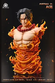 PRE-ORDER DREAM STUDIO - One Piece Portgas·D· Ace 1/3 BUST GK Statue