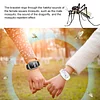 M20 Mosquito Repellent Bracelet For Children And adults, Outdoor Portable Ultrasonic Anti-Mosquito Bracelet Watch, USB Rechargeable, Portable, Non-Toxic, Long Standby, Travel, Outdoor, Children/Adults
