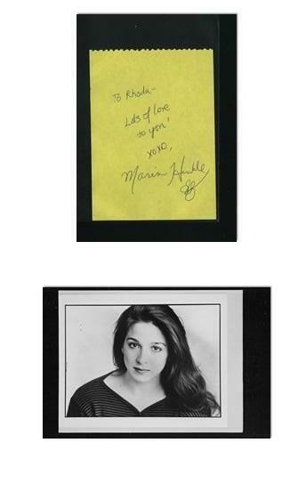 Marin Hinkle - Signed Autograph and Headshot Photo Poster painting set - Another World