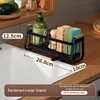 Sink Caddy Organizer & High Brush Holder Kitchen Bathroom Sponge Holder Basket