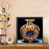 Vase d’art-perceuse ronde peinture diamant-40*40cm