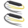 2Pcs 12V 21W Motorcycle LED Turn Signal Decoder Resistance Decoder Coder Decoder