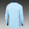 2024/2025 France Half-Pull Training Suit Baby Blue Football Jersey 1:1 Thai Quality