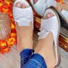 Summer Cutout Bow Sandals