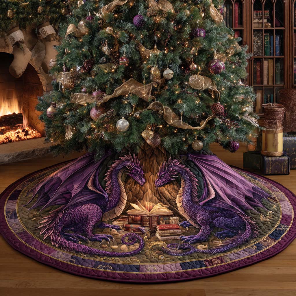 Twin Flames Wisdom Quilted Tree Skirt NCU0XD1385