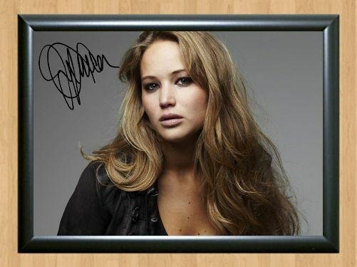 Jennifer Lawrence Hunger Games Katniss Everdeen Signed Autographed Photo Poster painting Poster Print Memorabilia A4 Size