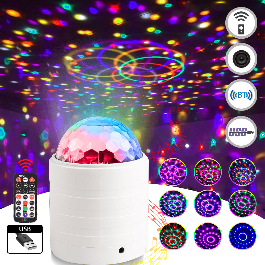 

LED Ball Laser Effect With Remote Control-Bluetooth Laser Projector Night Light, 501 Original