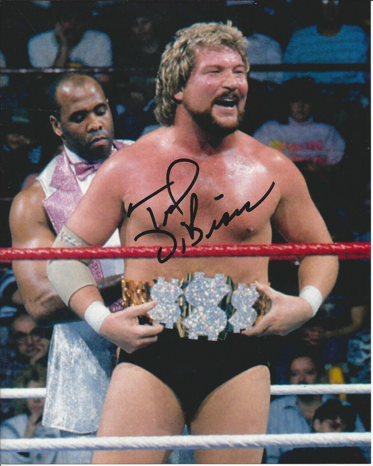 Ted DiBiase autographed 8x10 #4 WWEThe Million Dollar Man