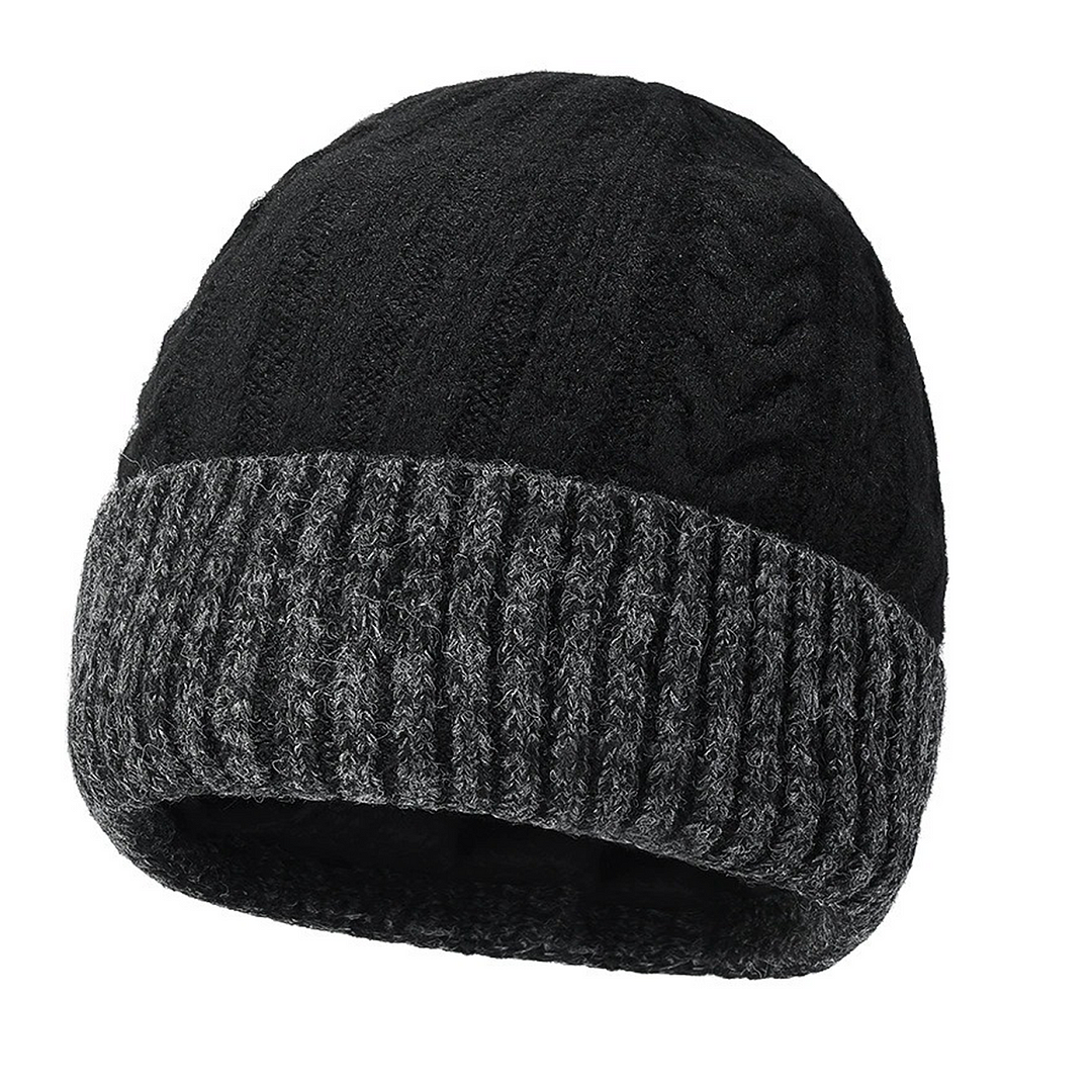 Unisex Winter Cable Knit Beanie Hat Stylish And Warm Headwear-inspireuse